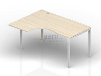 Мебель для персонала Стол левый(1 громмет) STG1612G