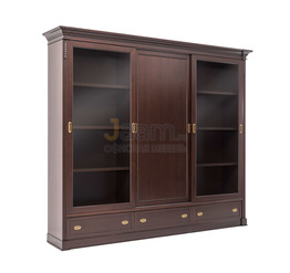 Кабинет руководителя Офисный шкаф-купе L250 комб.двери 106 508 WAL