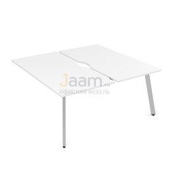 Мебель для персонала Конечный модуль стола БЕНЧ-системы сдвоенные на 2 раб. места порошковое покрытие 10БДКВ.284