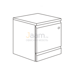 Мебель для гостиниц Офисная тумба прикроватная левая R5214
