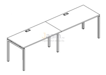 Мебель для персонала Рабочая станция на металлокаркасе DUE Б2 013-2 БП
