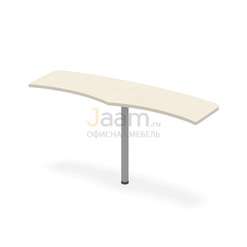 Мебель для персонала Брифинг-приставка ПК-СТС-ПР160х51БН/Т